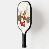 Raquette De Pickleball Reindeer Drunk Funny Caractère de Noël (Gauche)