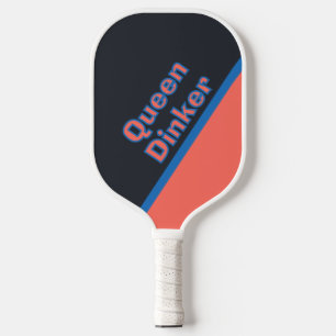 Raquette De Pickleball Reine amusante personnalisée Dinker Monogramme Jou