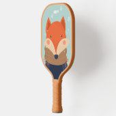 Raquette De Pickleball Renard d'hiver monographique personnalisé (Gauche)
