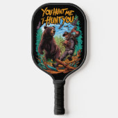 Raquette De Pickleball Rencontre dans les bois chasse ours drôle (Recto)