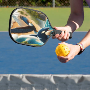 Raquette De Pickleball Rencontre majestueuse : Orca et Orca Whale