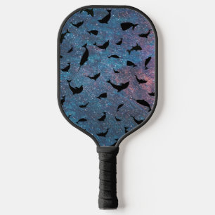 Raquette De Pickleball requin de l'ombre baleine sur galaxie en pente