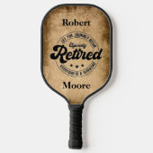 Raquette De Pickleball Retraite (Verso)