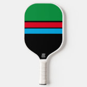 Raquette De Pickleball Retro Kelly Green Bright Rouge Bleu Bleu Bleu Bleu (Verso)