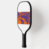 Raquette de Pickleball Rétro Motion Orange et Viol (Gauche)