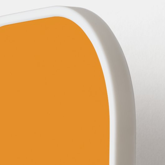 Raquette De Pickleball Retro Orange Texture - Vibes d'été Art (Détail gauche)