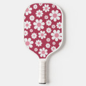 Raquette De Pickleball Retro Personnalisé Nom Daisy (Verso)