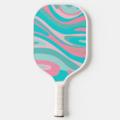 Raquette De Pickleball Retro Pink Aqua  (Verso)