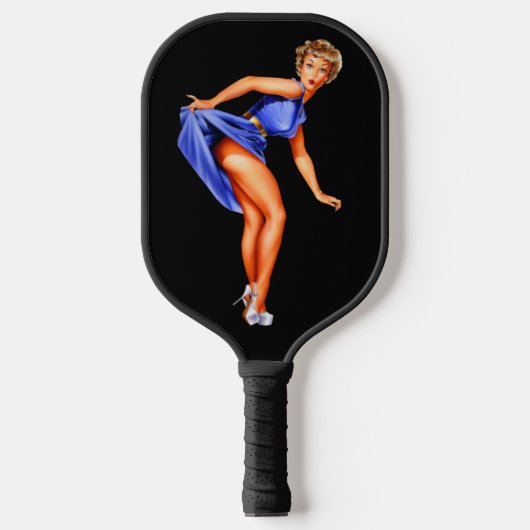 RAQUETTE DE PICKLEBALL RETRO PINKUP PICKLEBALL PICKLEBALL PADDLE (Recto)