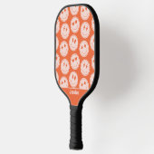 Raquette De Pickleball Retro Smile Motif Nom personnalisé Pickleball Padd (Gauche)