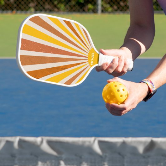 Raquette De Pickleball Retro Sunburst (Insitu)