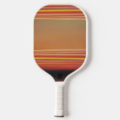 Raquette De Pickleball Retro Sunset Lines Aesthetic Pickleball Paddle (Verso)