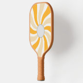 Raquette De Pickleball Retro Swirl Pickleball Paddle | Groovy Sunshine (Gauche)