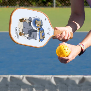 Raquette De Pickleball Rêve de chasse aux chiens