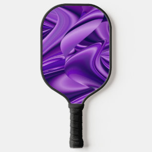 Raquette De Pickleball Rêves arc-en-ciel à fleurs violettes