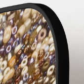 Raquette De Pickleball Richesse Des Perles De Semence (Détail gauche)