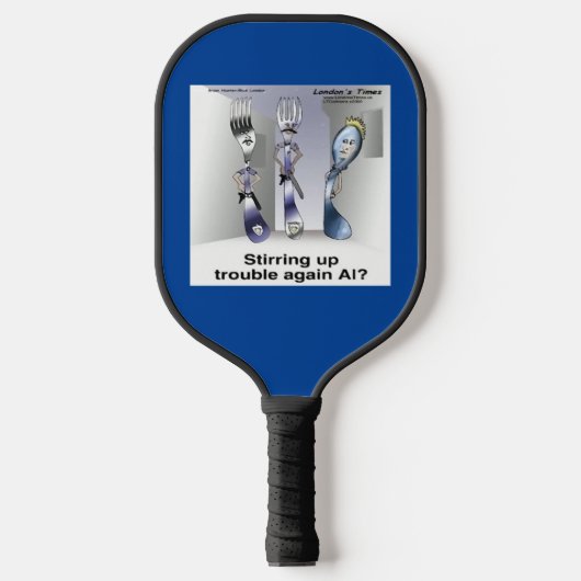 Raquette De Pickleball Rick London Funny Silverware Police (Recto)