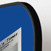 Raquette De Pickleball Rick London Funny Silverware Police (Détail gauche)