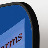 Raquette De Pickleball Rick London Worms De Scotland Funny Pickleball P (Détail gauche)