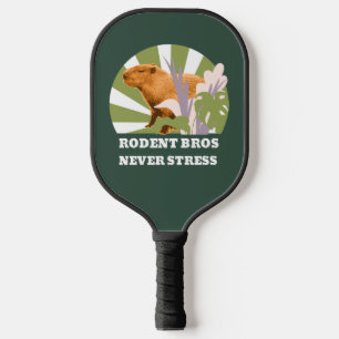 Raquette De Pickleball Rongeurs Frères Ne Stressez Jamais Capybara