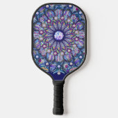 Raquette De Pickleball Rosace bleue (Verso)