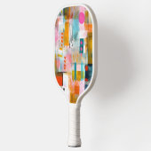 Raquette De Pickleball Rose Abstrait moderne (Gauche)