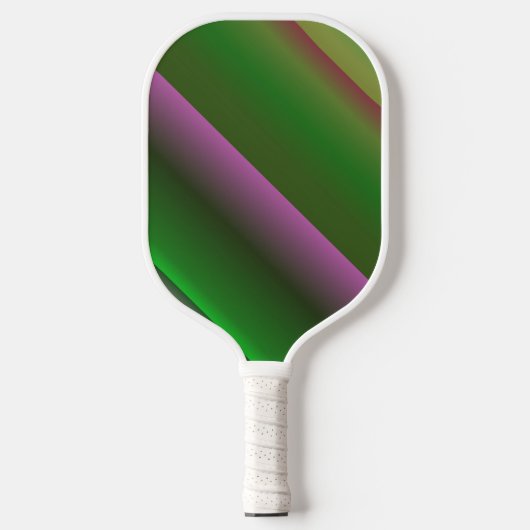 Raquette De Pickleball Rose Et Vert Gradient Amusant (Recto)