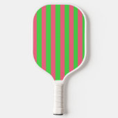 Raquette de pickleball rose et verte (Verso)