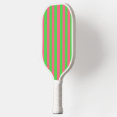 Raquette de pickleball rose et verte (Gauche)