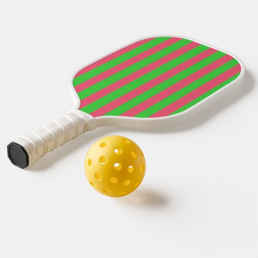 Raquette de pickleball rose et verte (Mise en page 2)