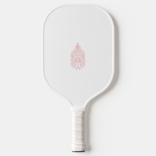 Raquette De Pickleball Rose foncé, Agany à chasse, Design décoratif (Recto)