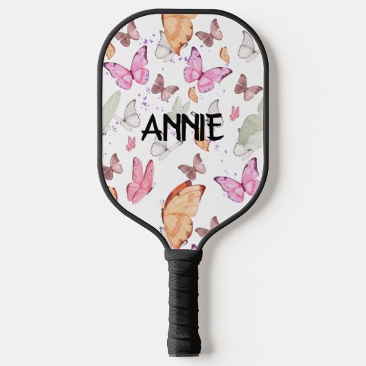 Raquette De Pickleball rose gold butterfly (Recto)