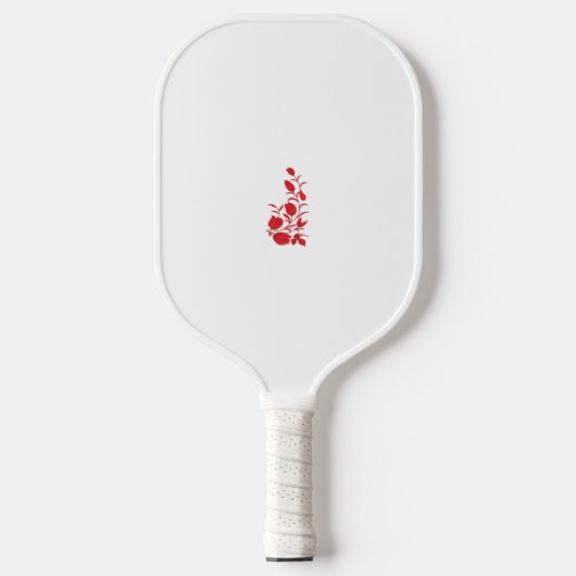 Raquette De Pickleball Rose Madder, design floral Thunderbird (Recto)