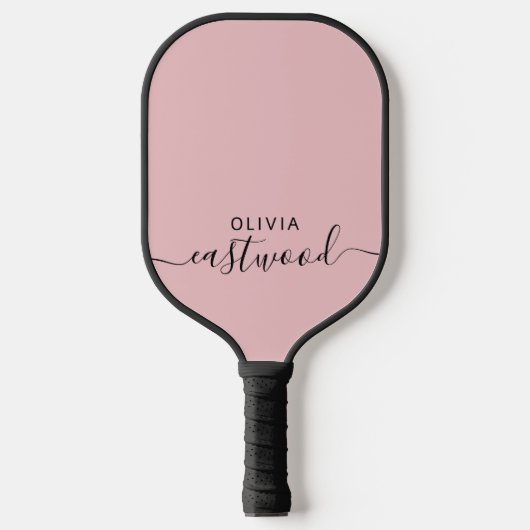 Raquette De Pickleball Rose Monogrammée (Recto)