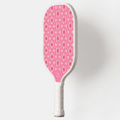 Raquette de Pickleball Rose Monogrammée Mignonne  (Gauche)