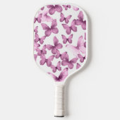 Raquette de pickleball rose papillon mignonne (Verso)