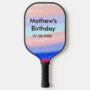 Raquette De Pickleball Rouge bleu américain garçon anniversaire ajouter n