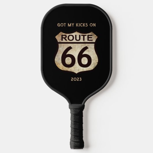 Raquette De Pickleball Route 66 (personnalisable) (Recto)