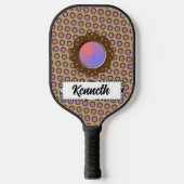Raquette De Pickleball Ruban à disque marron par Kenneth Yoncich (Recto)