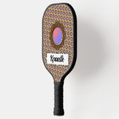 Raquette De Pickleball Ruban à disque marron par Kenneth Yoncich (Gauche)