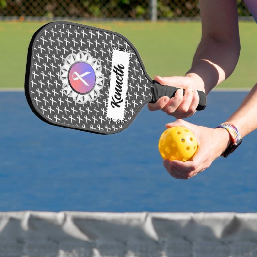 Raquette De Pickleball Ruban blanc standard par Kenneth Yoncich (Insitu)
