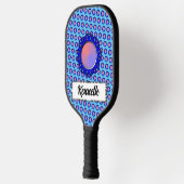 Raquette De Pickleball Ruban de disque bleu par Kenneth Yoncich (Gauche)