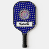Raquette De Pickleball Ruban de trèfle gris par Kenneth Yoncich (Recto)