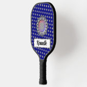 Raquette De Pickleball Ruban de trèfle gris par Kenneth Yoncich (Gauche)