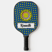 Raquette De Pickleball Ruban de trèfle jaune par Kenneth Yoncich (Recto)