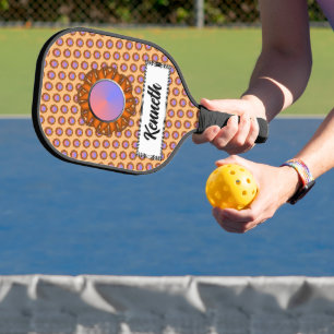 Raquette De Pickleball Ruban Orange Disk par Kenneth Yoncich