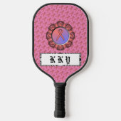 Raquette De Pickleball Ruban rose standard par Kenneth Yoncich (Verso)