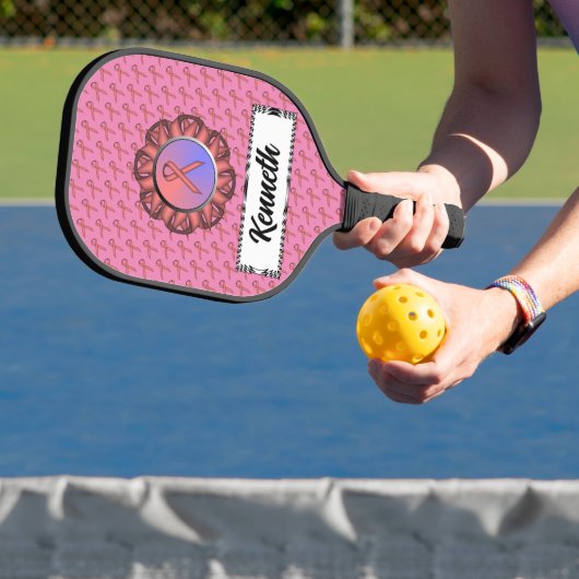 Raquette De Pickleball Ruban rose standard par Kenneth Yoncich (Insitu)