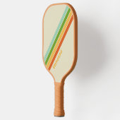 Raquette De Pickleball Rue ABC rétro triée avec nom (Gauche)