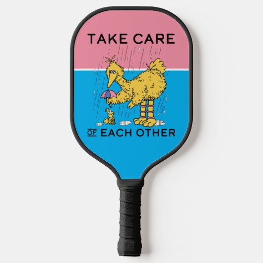 Raquette De Pickleball Rue Sésame | Big Bird Prenez soin de vous (Verso)